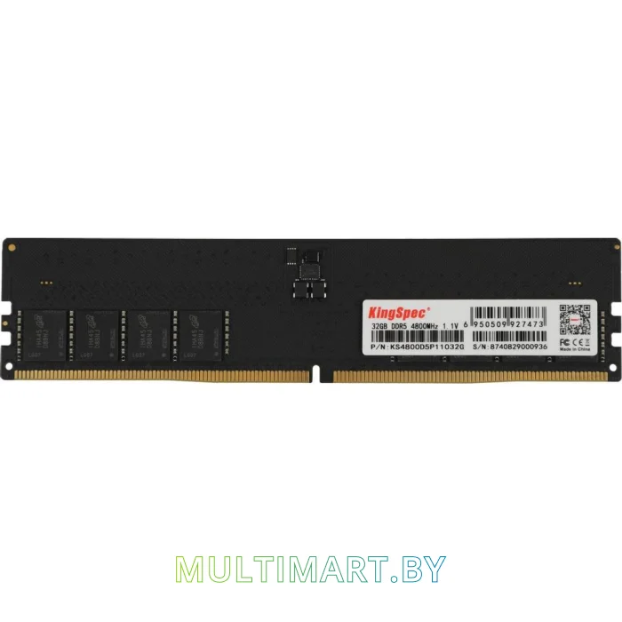 Оперативная память KingSpec 32GB DDR5 PC5-38400 (KS4800D5P11032G)